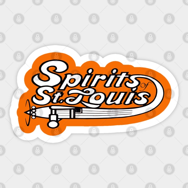 Spirits of St. Louis Sticker by DistractedGeek